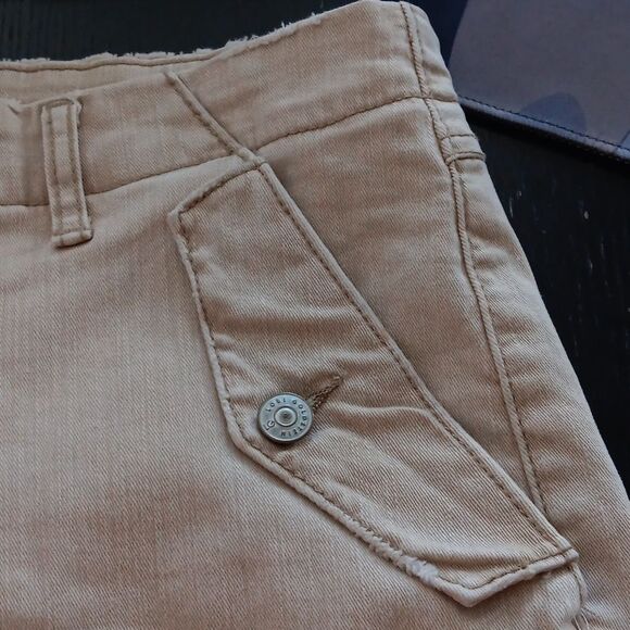 LOGO by Lori Goldstein Women's Petite Pants 14P Straight Patchwork - Picture 6 of 8